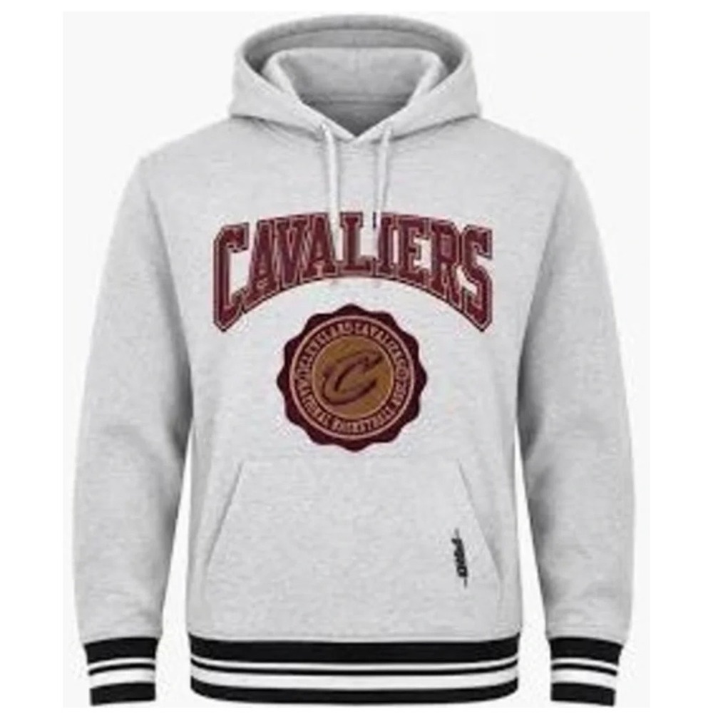 Cleveland Cavaliers NBA Hoodie Men's M Sweatshirt Gray Pro Standard Basketball